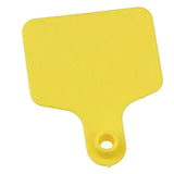 Rooster Farms 100x Cattle Ear Tags 6x7cm Livestock Set - Blank Yellow