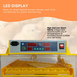 Rooster Farms Electric 112 Egg Incubator + Accessories for Chicken Quail Duck - Pet And Farm 