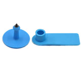 100x Cattle Ear Tags 5x2cm Set - Small Blue Cow Sheep Pig Blank Livestock Labels - Pet And Farm 