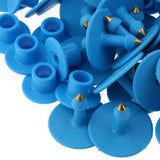1-100 Cattle Number Ear Tags Set - Round Blue Pig Sheep Goat Livestock Labels - Pet And Farm 