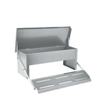 8L Automatic Chook Chicken Feeder Poultry Auto Treadle Aluminium Metal Coop - Pet And Farm 