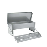 8L Automatic Chook Chicken Feeder Poultry Auto Treadle Aluminium Metal Coop - Pet And Farm 