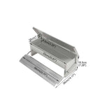 8L Automatic Chook Chicken Feeder Poultry Auto Treadle Aluminium Metal Coop - Pet And Farm 