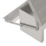8L Automatic Chook Chicken Feeder Poultry Auto Treadle Aluminium Metal Coop - Pet And Farm 