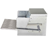 9kg Automatic Chook Chicken Feeder Poultry Auto Treadle Aluminium Metal Feeders - Pet And Farm 