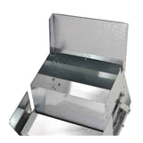 9kg Automatic Chook Chicken Feeder Poultry Auto Treadle Aluminium Metal Feeders - Pet And Farm 