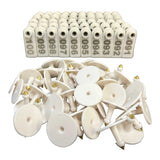1-100 Cattle Number Ear Tag 5x2cm Set - Mini White Cow Sheep Pig Livestock Label - Pet And Farm 