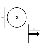 1-100 Cattle Number Ear Tag 6x7cm Set - Medium White Cow Sheep Livestock Label - Pet And Farm 