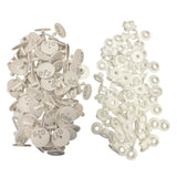 1-100 Cattle Number Ear Tag Set - Round White Pig Sheep Goat Livestock Label - Pet And Farm 