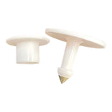 1-100 Cattle Number Ear Tag Set - Round White Pig Sheep Goat Livestock Label - Pet And Farm 