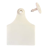 100x Cattle Ear Tags 7x10cm Set - Large White Blank Cow Sheep Livestock Label - Pet And Farm 