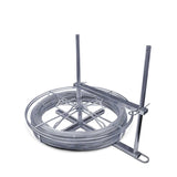 Tooleroo Three Way Fence Wire Spinner Dispenser Reel - Barbed and Plain Coil Winder - Pet And Farm 