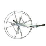 Tooleroo Three Way Fence Wire Spinner Dispenser Reel - Barbed and Plain Coil Winder - Pet And Farm 