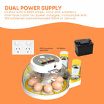 Automatic 8 / 18 Egg Incubator - Electrical Turning Chicken Quail Duck Hatching - Pet And Farm 