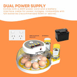 Automatic 8 / 18 Egg Incubator - Electrical Turning Chicken Quail Duck Hatching - Pet And Farm 