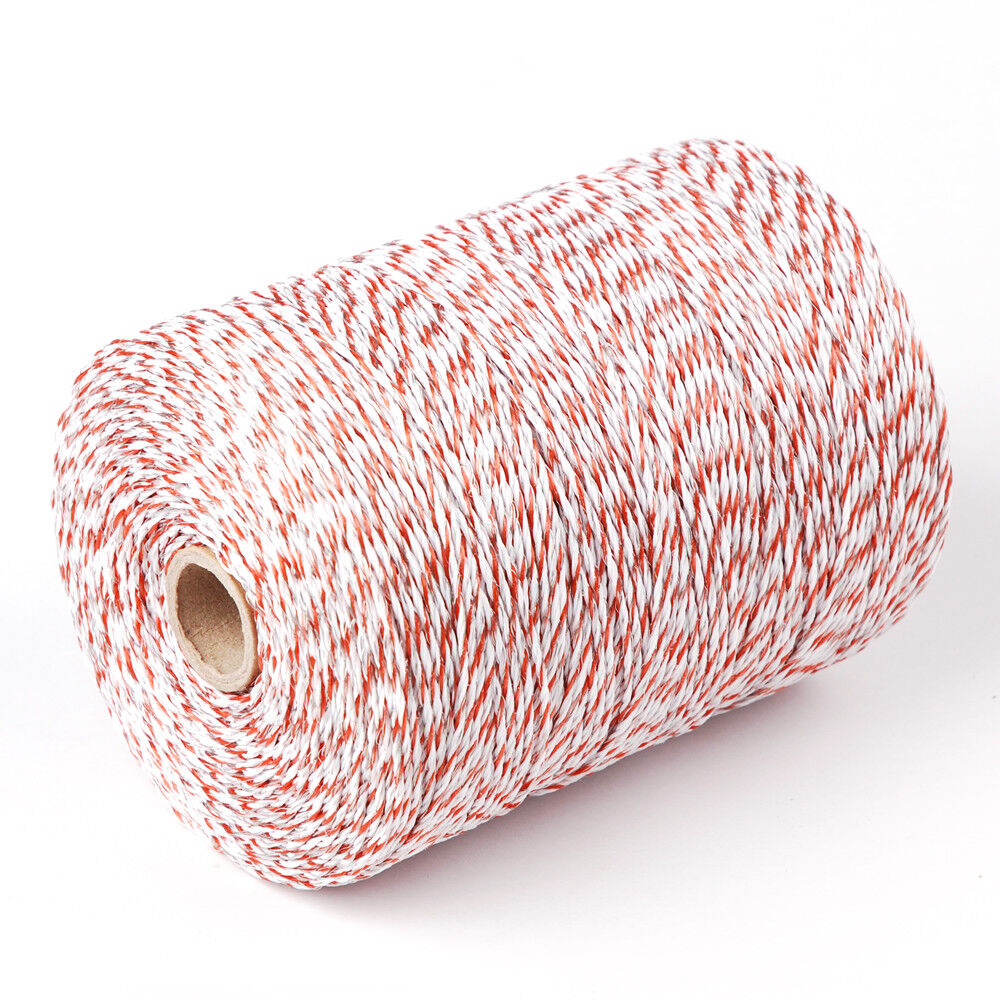 500m Roll Polywire Electric Fence Stainless Steel Poly Wire Energiser ...