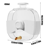 450ml Parrot Water Bottle Bird Drinker Feeder Large Capacity for Birds and Pet