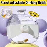 450ml Parrot Water Bottle Bird Drinker Feeder Large Capacity for Birds and Pet