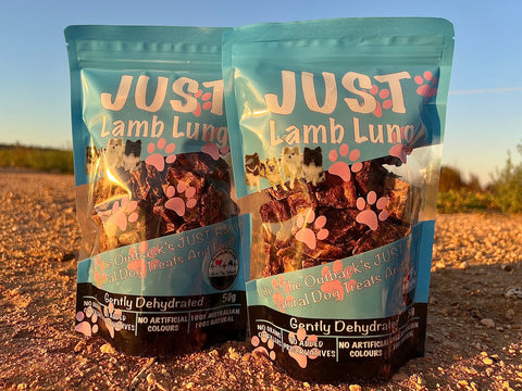 1x Just Lamb Lung - 100g - Pet And Farm 