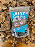 1x Just Lamb Lung - 100g - Pet And Farm 