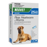 Neovet Flea and Worming For Dogs 3Pk - Pet And Farm 