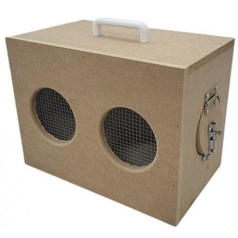 Wood Carry Box with Holes Medium - Pet And Farm 