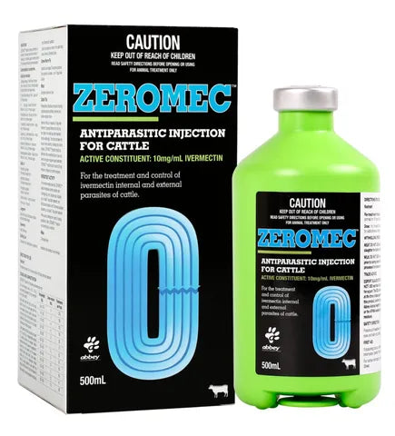 ZEROMEC Antiparasitic Injection Drench for Cattle IVERMECTIN – Pet And Farm