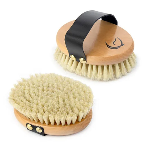 Finishing Horse Brush Round With Horse Hair