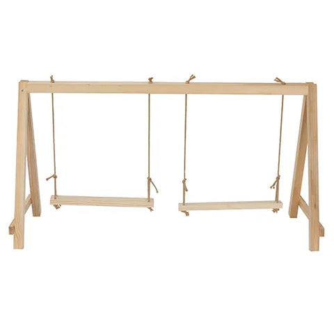 Chicken Playground Wooden Double Swing - Pet And Farm 