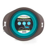 Travelling Bowl Collapsible Teal Green - Pet And Farm 