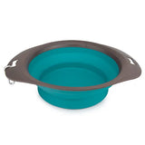 Travelling Bowl Collapsible Teal Green - Pet And Farm 