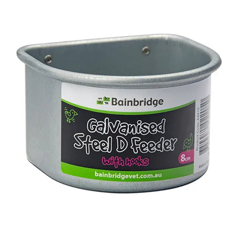 D Feeder With Hooks Galvanised