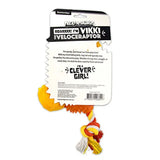 Vikki The Veloceraptor Treat A Saurus Dog Toy - Pet And Farm 