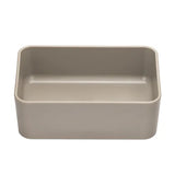 Small Animal Feeder Bowl Weighted Rectangular