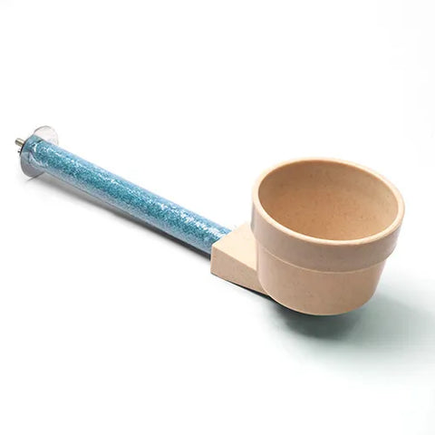 Bird Bowl Bolt On With Perch