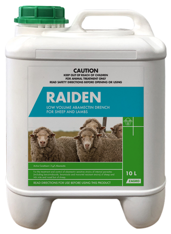 Raiden Low Volume Abamectin 10L - Pet And Farm 