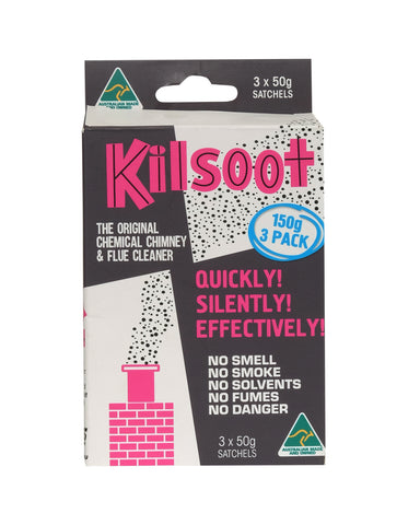 Kilsoot Chimney Cleaner 3 x 50g Satchel Box - Pet And Farm 