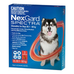 NexGard Spectra Red for Very Large Dogs (30.1-60kg) – 3 Pack - Pet And Farm 