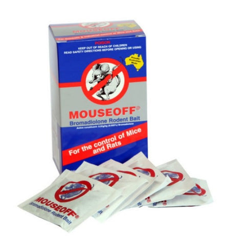 MOUSEOFF® Bromadiolone Chew-through sachets - Pet And Farm 
