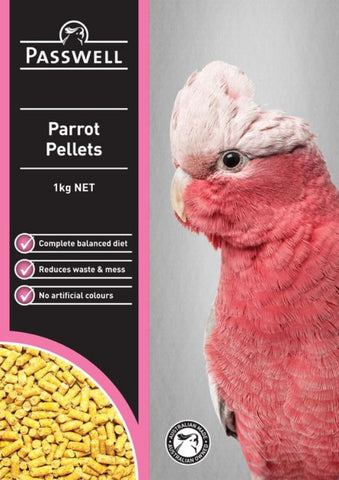 Passwell Parrot Pellets 1kg - Pet And Farm 