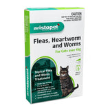 Aristopet Fleas, Heartworm & Worms Spot-on Treatment for Cats over 4kg - Pet And Farm 