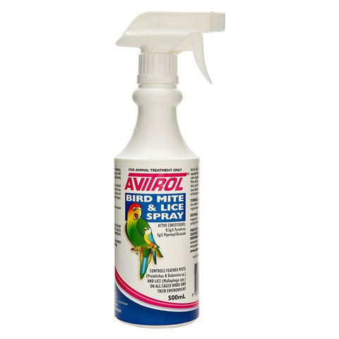 Avitrol Mite And Lice Spray For Birds 500ml - Pet And Farm 