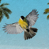 Instahut Bird Netting Net Anti Pest Commercial Fruit Trees Plant 5x20m 30GSM Black - Pet And Farm 