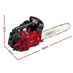 Giantz 25CC Commercial Petrol Chainsaw - Red & Black - Pet And Farm 