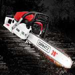 Giantz 62CC Commercial Petrol Chainsaw - Red & White - Pet And Farm 