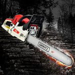 Giantz 62CC Chainsaw Commercial Petrol 20" Bar E-Start 20 Bar Pruning Chain Saw - Pet And Farm 
