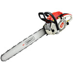 Giantz 88cc Commercial Petrol Chainsaw E-Start 24 Bar Pruning Chain Saw - Pet And Farm 