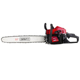 GIANTZ 58cc Commercial Petrol Chainsaw 22 Bar E-Start Chains Saw Tree Pruning - Pet And Farm 