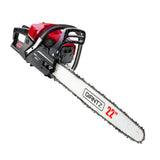 GIANTZ Latest 62cc Petrol Commercial Chainsaw 22 Bar E-Start Chain Saw Pruning - Pet And Farm 