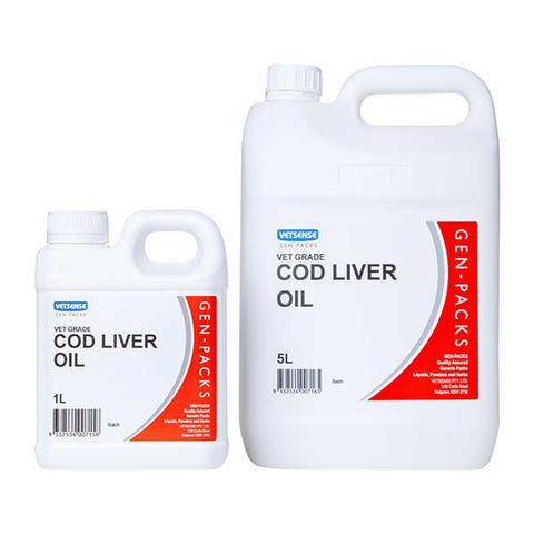 Vetsense Gen-Pack Cod Liver Oil - Pet And Farm 
